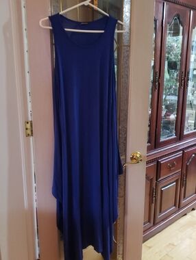 Womens Sleeveless Italian Lagenlook Tulip Parachute Dress Ladies